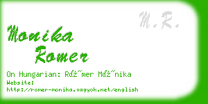 monika romer business card